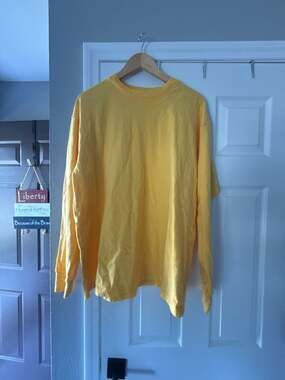 Yellow Label Co. Heavyweight Long Sleeve Crewneck T-Shirt